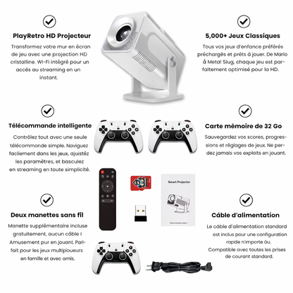 PlayRetro™ Projecteur de Jeux